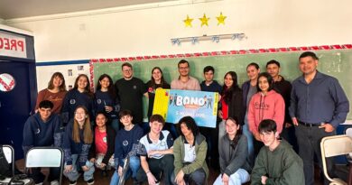 Mojon Grande:  Acompañamiento a los jóvenes de los colegios secundarios