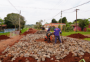 Comenzó la obra de empedrado sobre calle Alem en Apóstoles