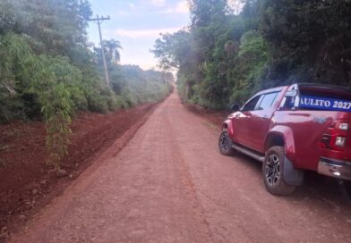 Colonia Polana continúa con el mantenimiento y recuperación de caminos terrados